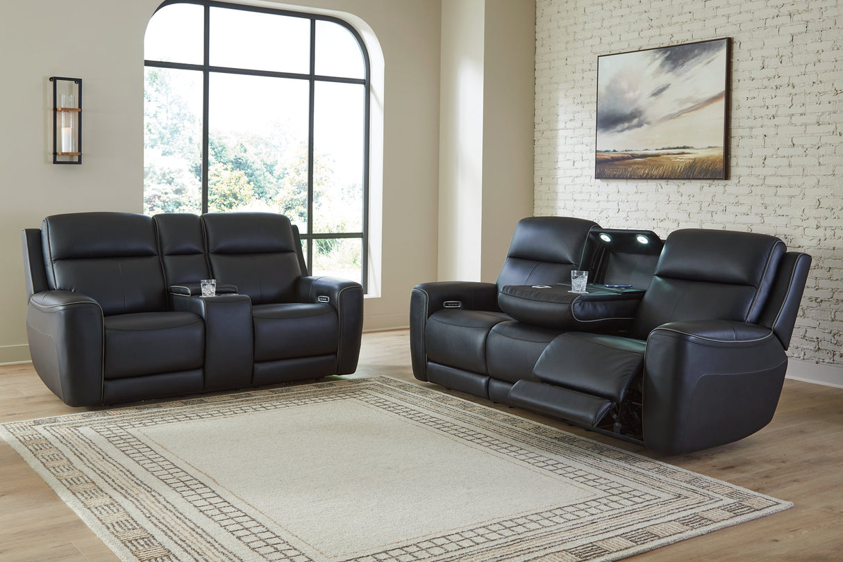 5Z-Comfort Power Reclining Living Room Set - galleria furniture outlet