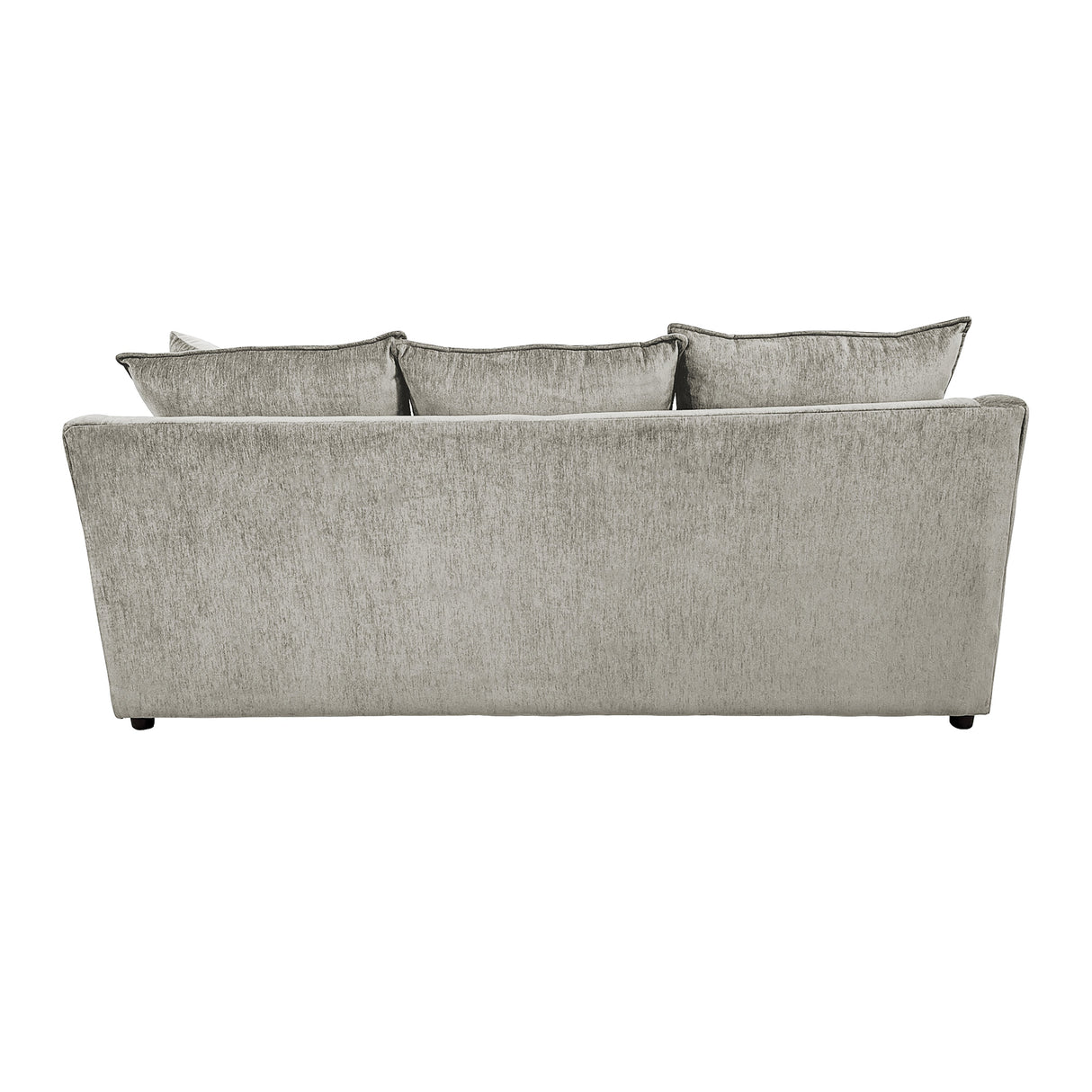 Sylvie Sofa W/4 Accent Pillows-Lush Silver Gray