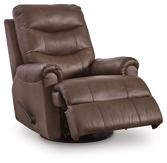 Flynwood Swivel Glider Recliner - galleria furniture outlet