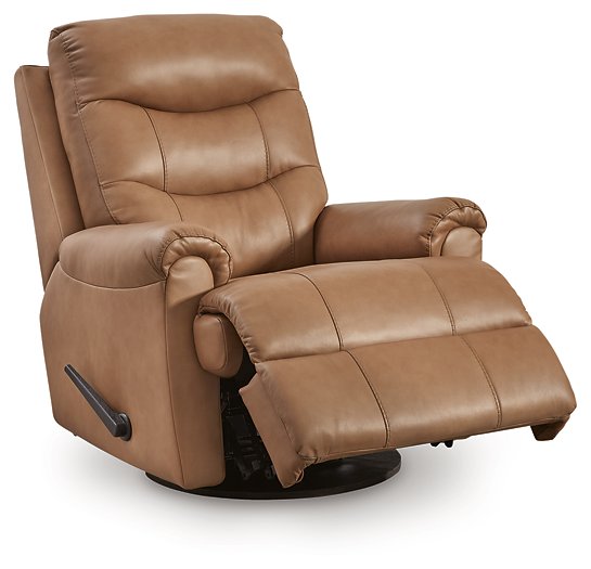 Flynwood Swivel Glider Recliner - galleria furniture outlet