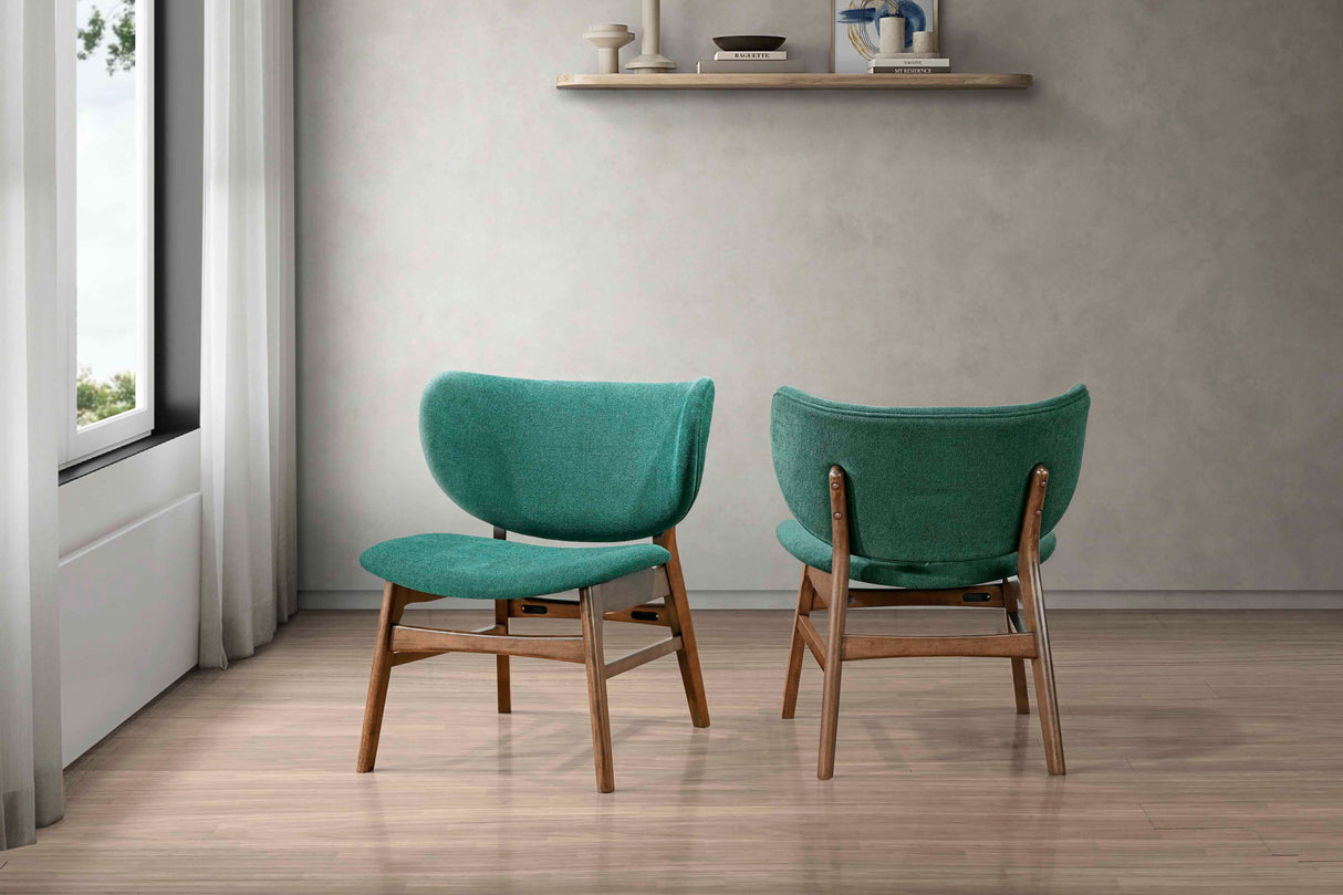 Adler Upholstered Lounge Chair-Green