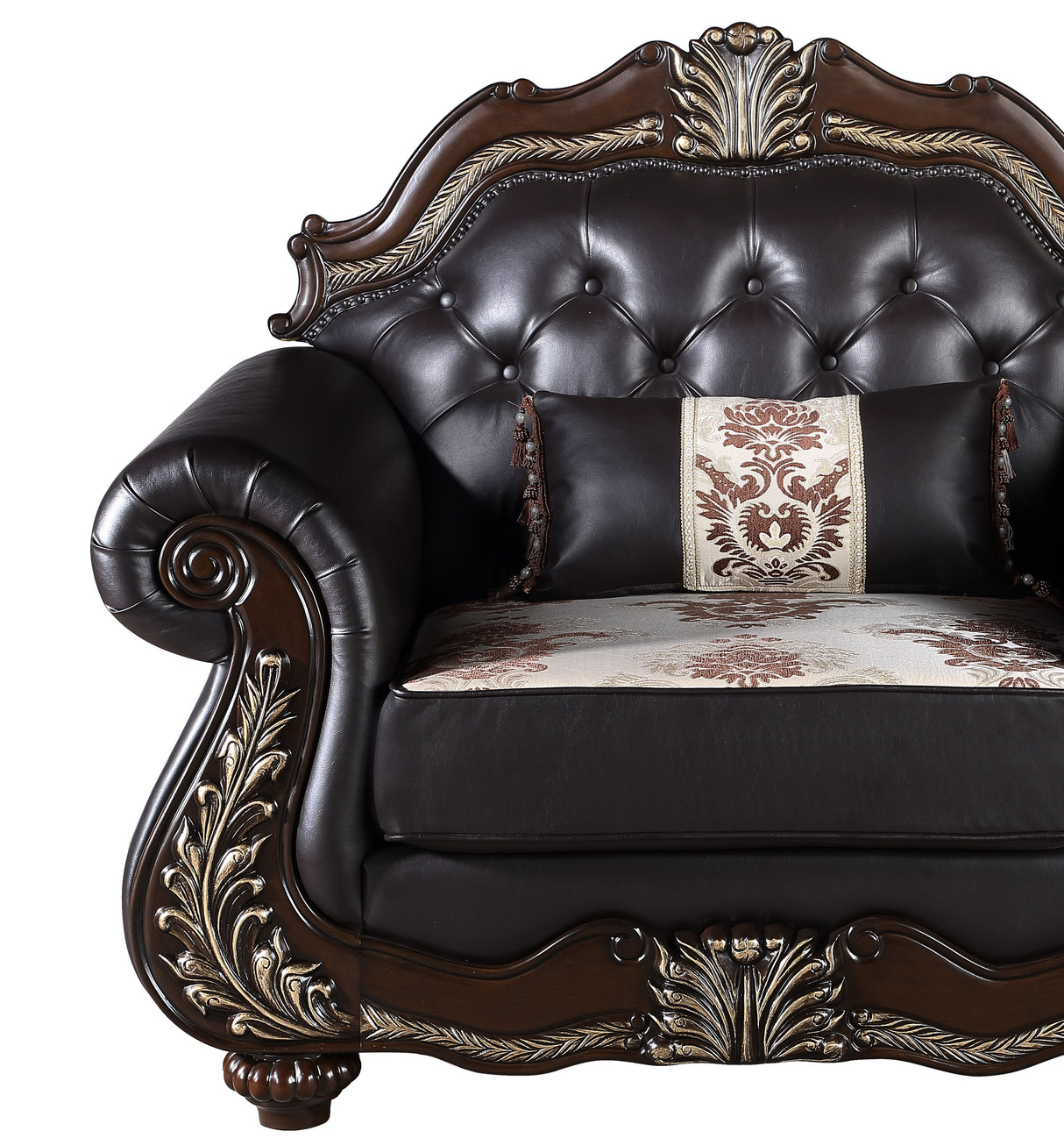 Maximus Chair Seat Cushion & Frame, Arms, And Throw Pillow