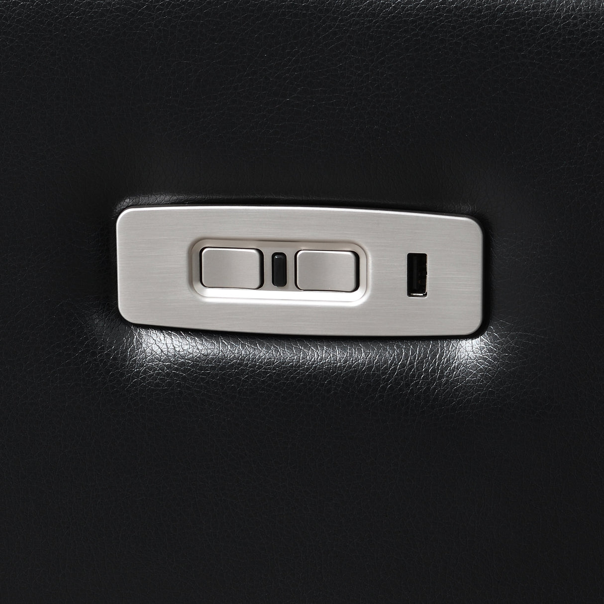 Orion Ii Raf Console Loveseat W/ Pwr Fr & Hr-Black