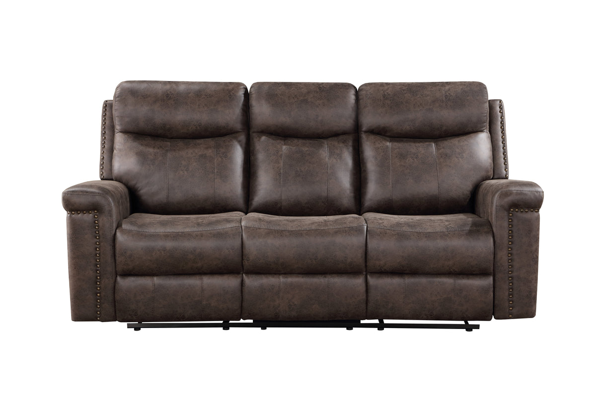 Quade Sofa W/Pwr Fr-Mocha