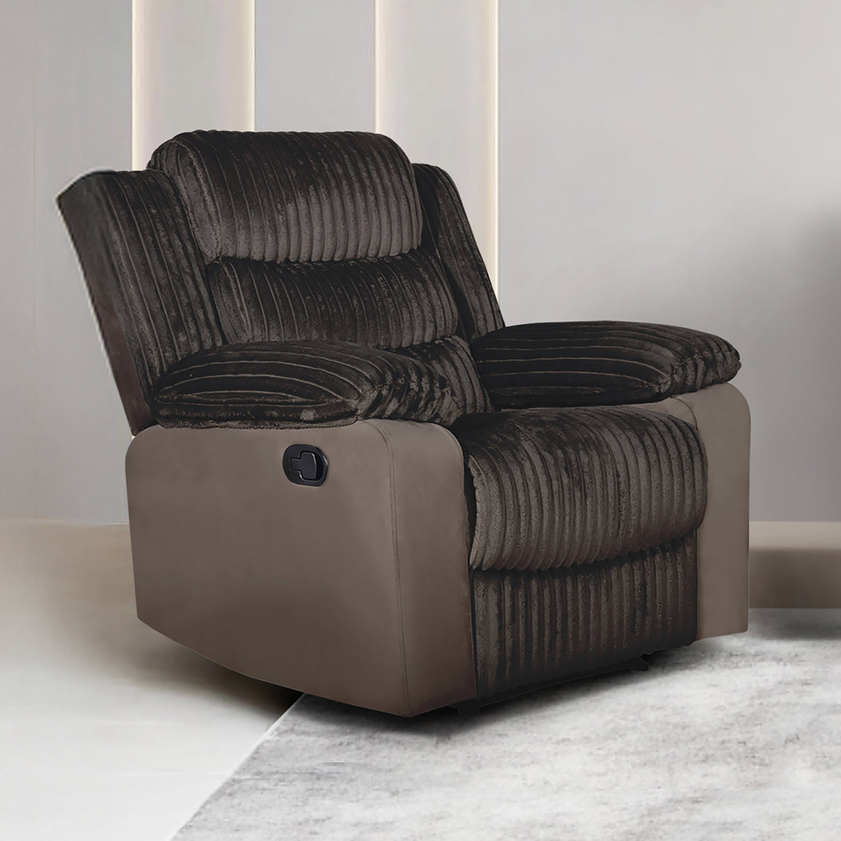 Willow Glider Recliner-Brown