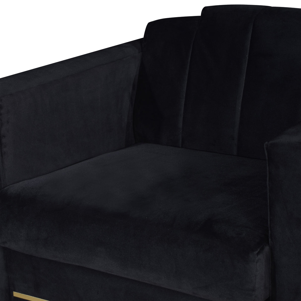 Empire Lighted Chair-Black