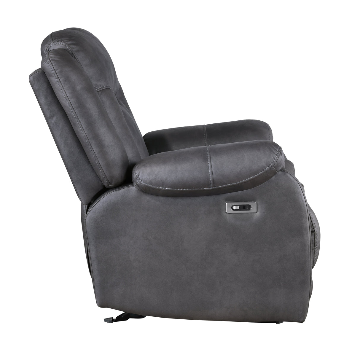 Morello Glider Recliner W/Pwr Fr- Gray