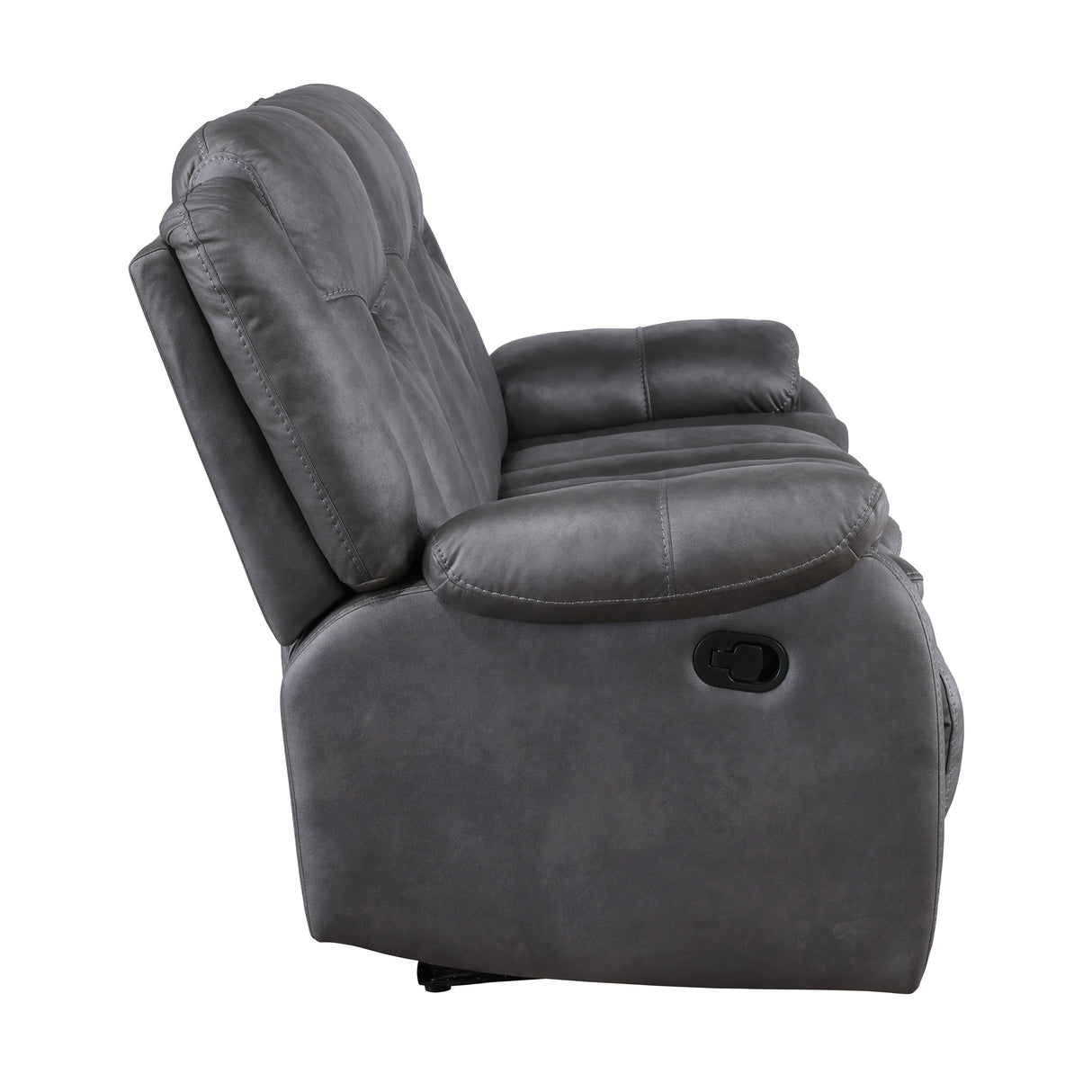 Morello Sofa W/Dual Recliner- Gray
