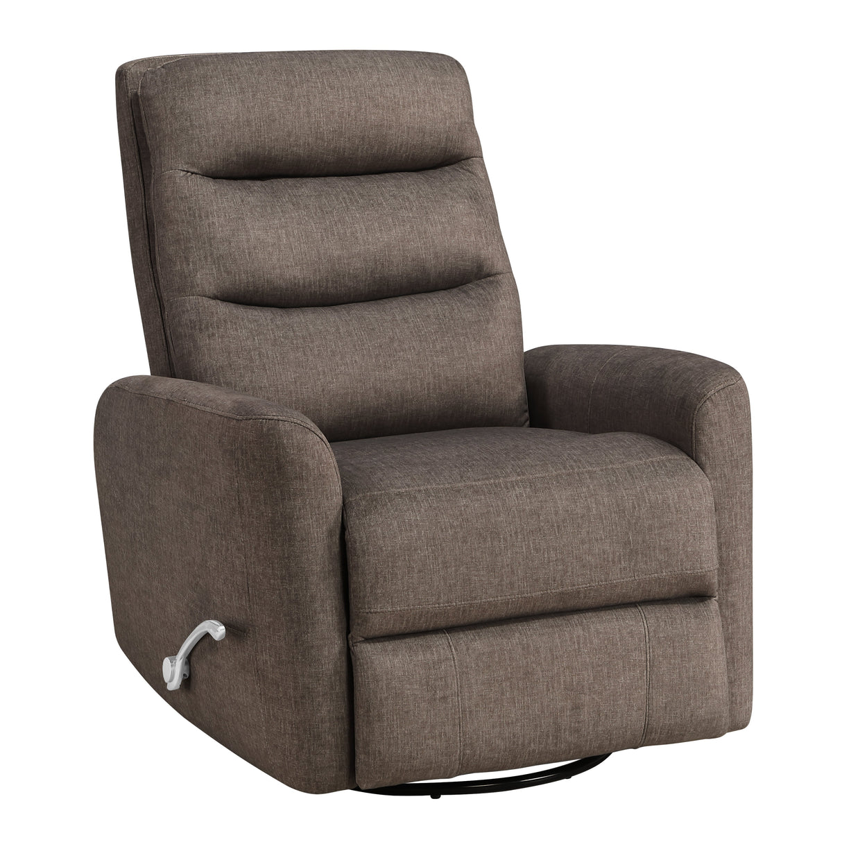 Takami Swivel Recliner-Chocolate Poly