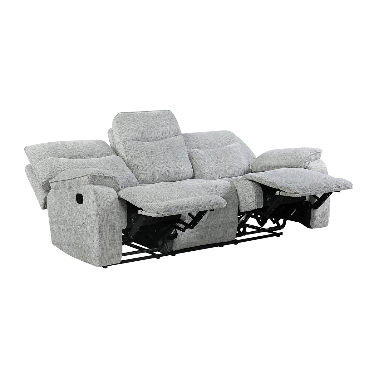 Chablis Reclining Sofa-Mist Gray