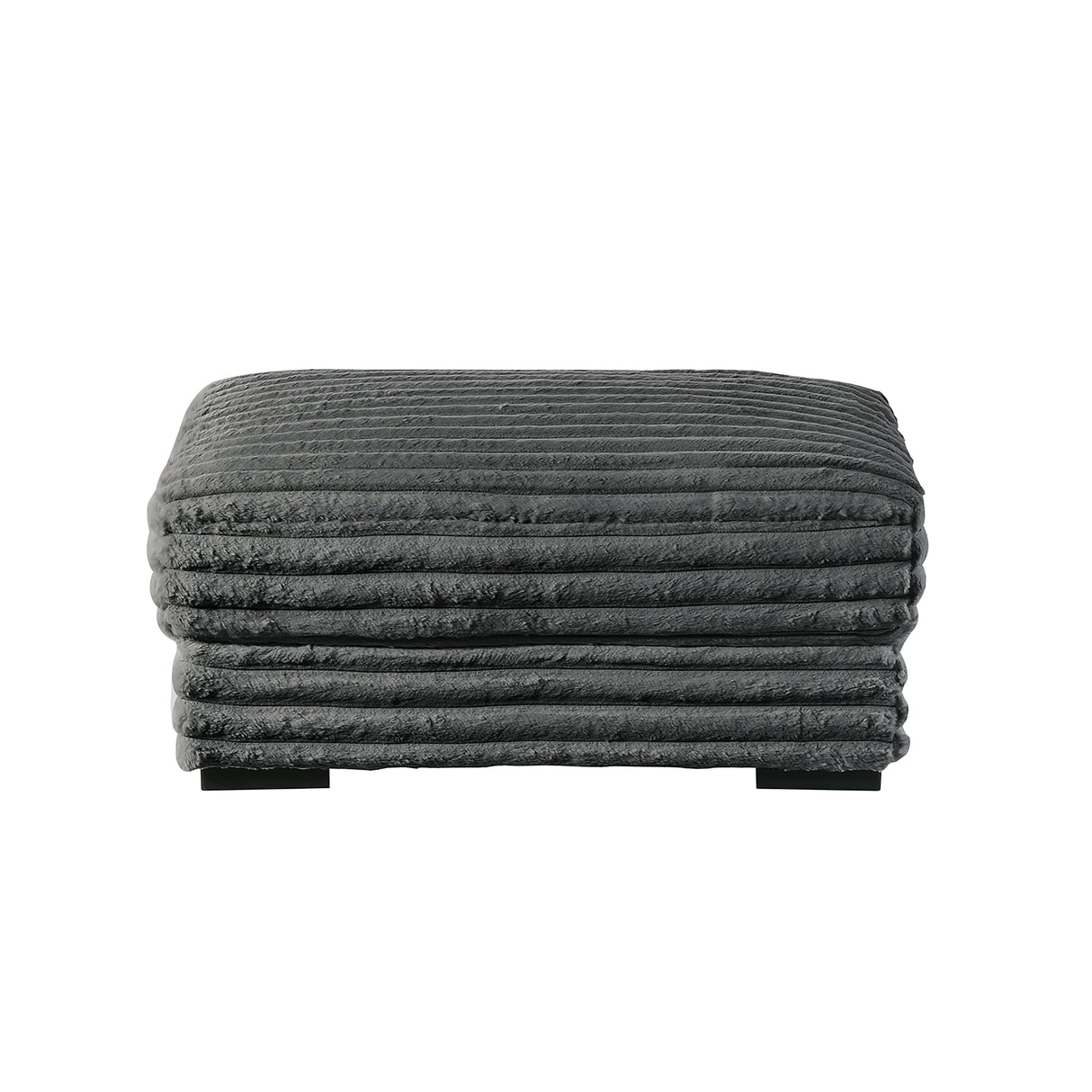 Embrace 41" Ottoman-Charcoal