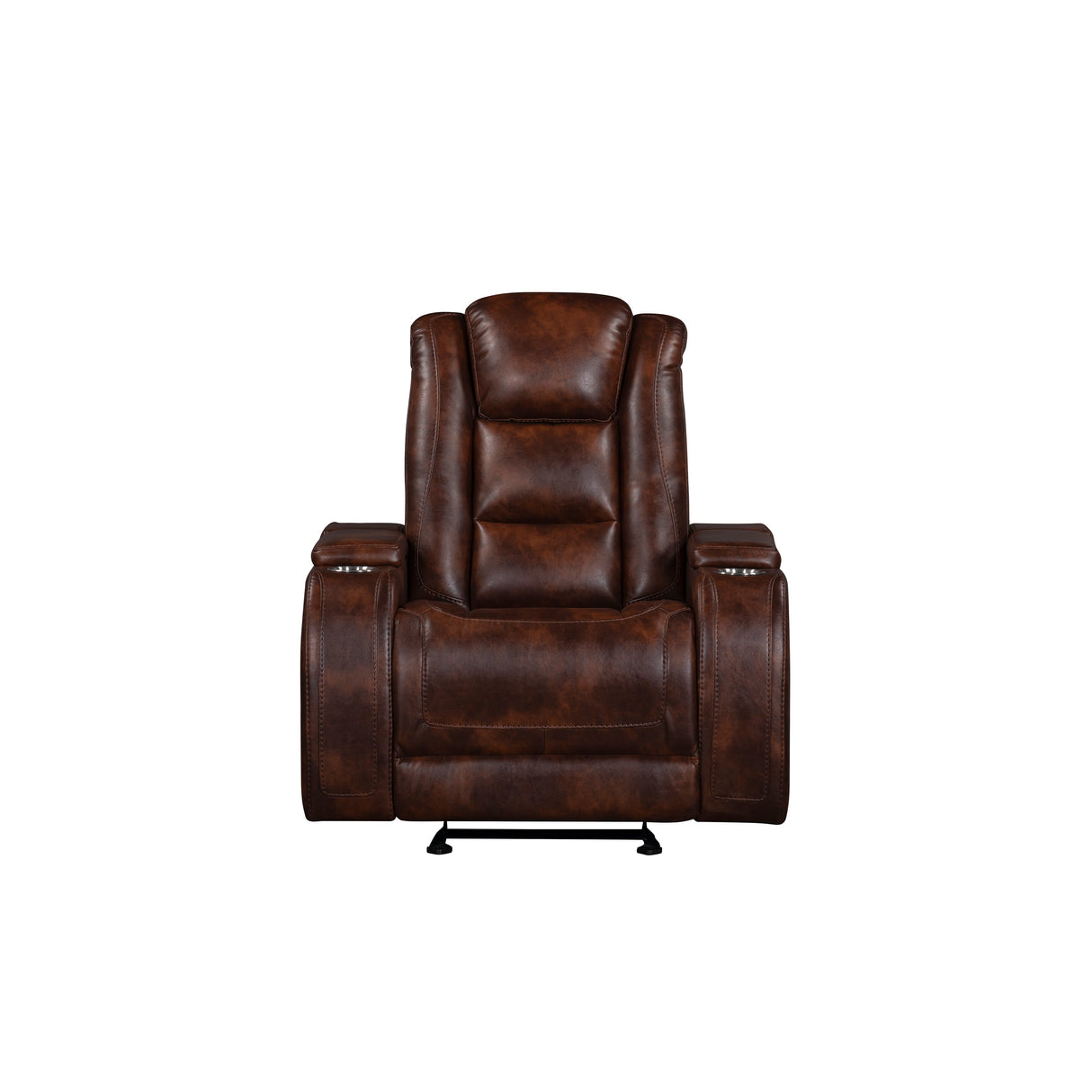 Chester Glider Recliner W/Pwr Hr & Fr-Brown