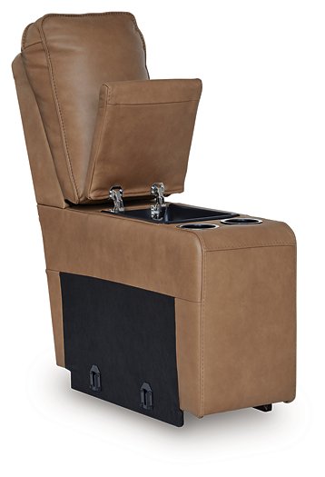 DeepWakes Power Reclining Sectional with Chaise - galleria furniture outlet