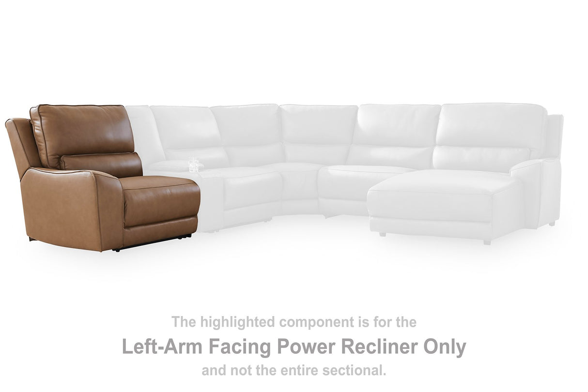DeepWakes Power Reclining Sectional with Chaise - galleria furniture outlet