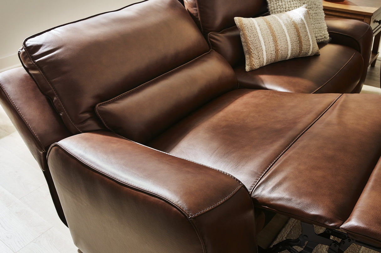 DeepWakes Power Reclining Sofa - galleria furniture outlet