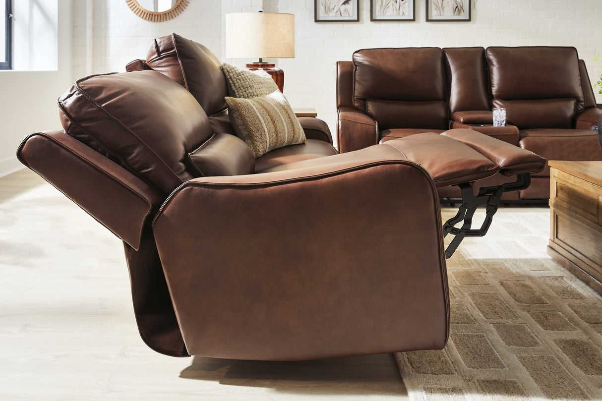 DeepWakes Power Reclining Sofa - galleria furniture outlet