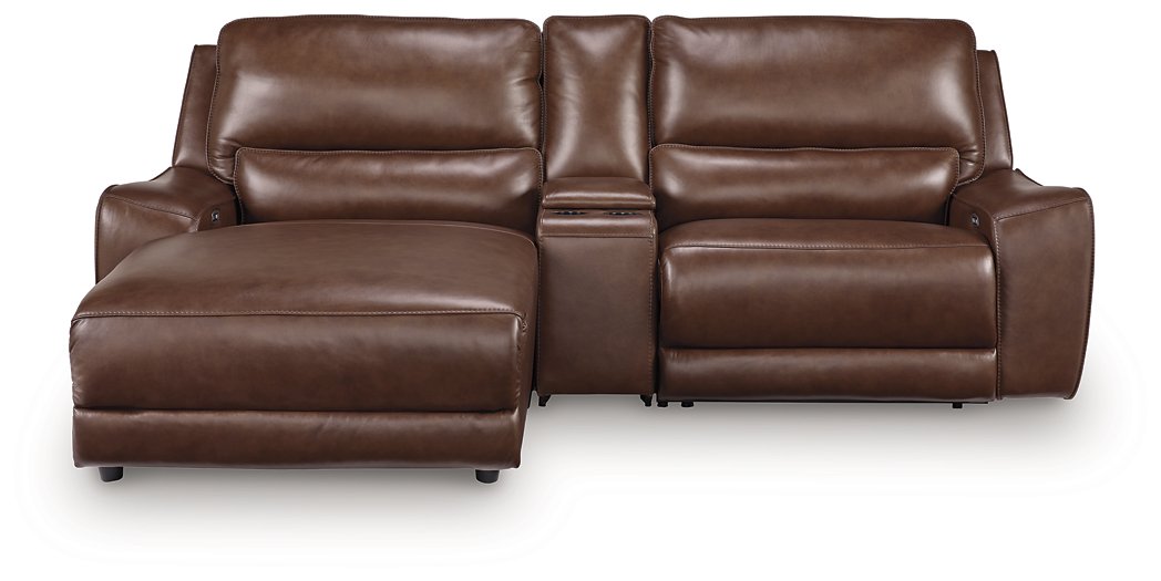 DeepWakes Power Reclining Sectional with Chaise - galleria furniture outlet