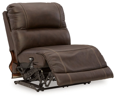 Dunleith Power Reclining Sectional - galleria furniture outlet