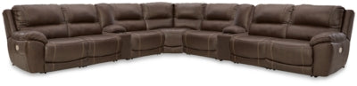 Dunleith Power Reclining Sectional - galleria furniture outlet