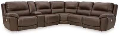 Dunleith Power Reclining Sectional - galleria furniture outlet