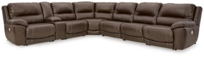 Dunleith Power Reclining Sectional - galleria furniture outlet