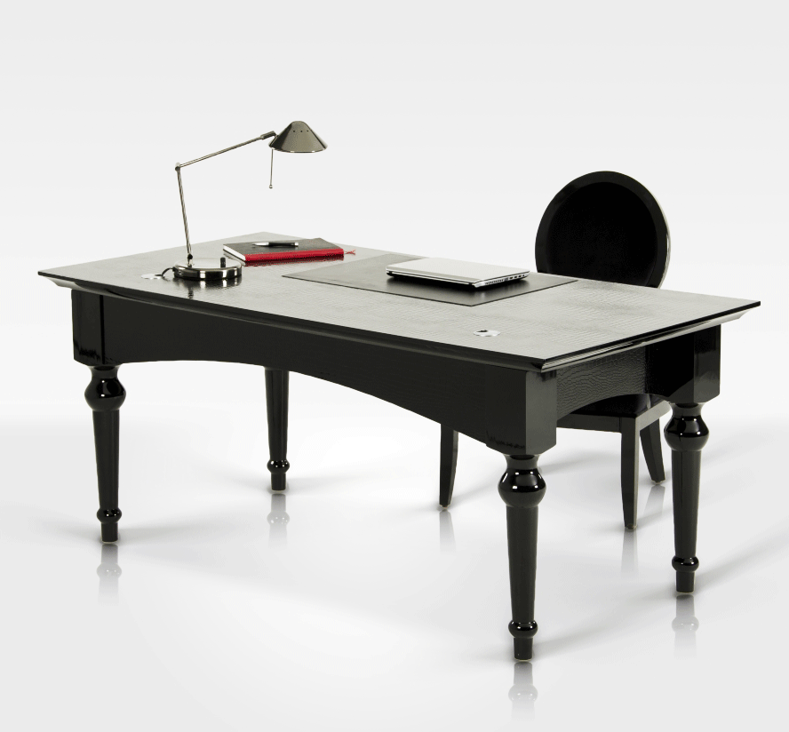 A&X Ambassador Transitional Office Desk - galleria furniture outlet