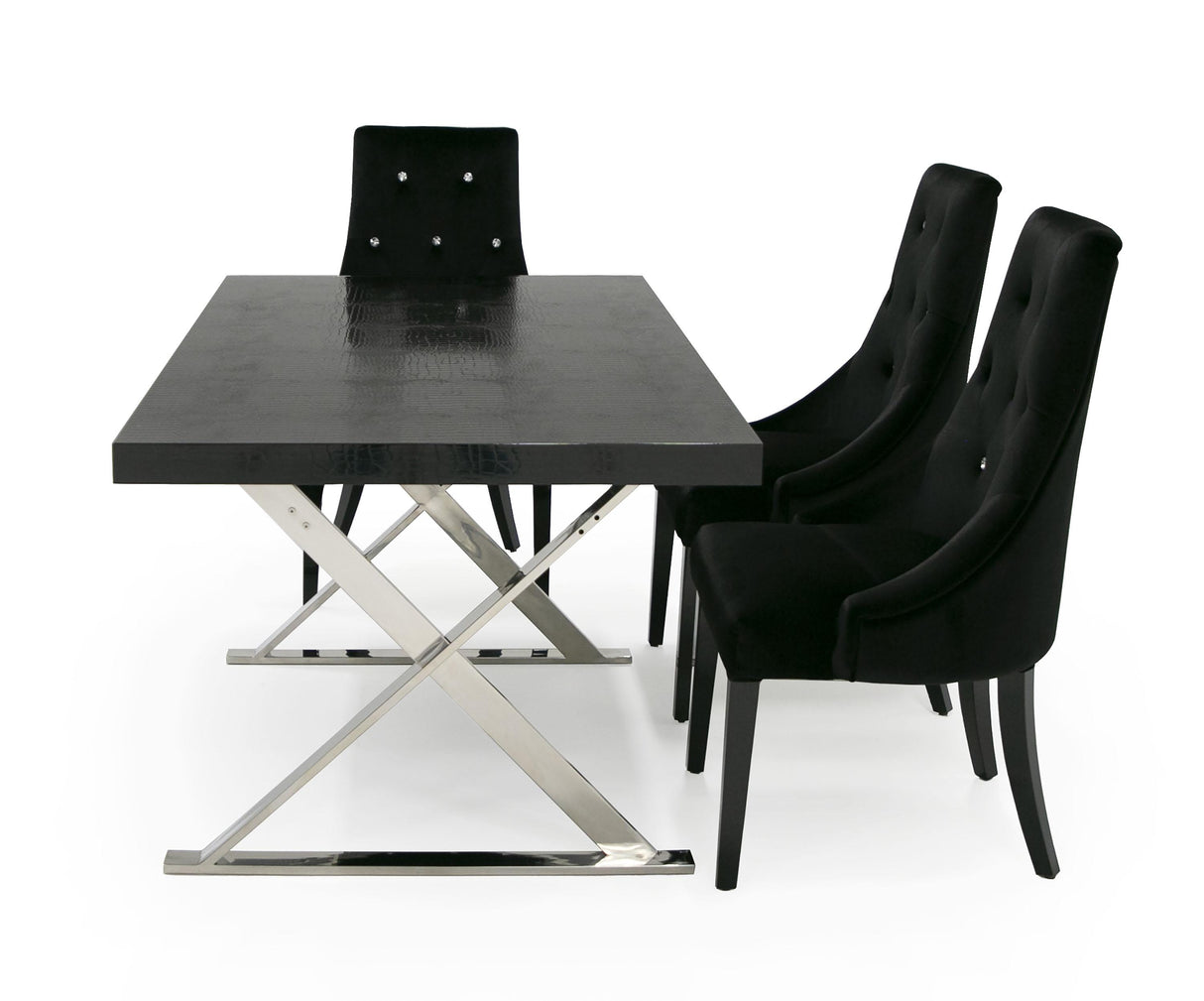 A&X Xavier Modern Dining Table - galleria furniture outlet