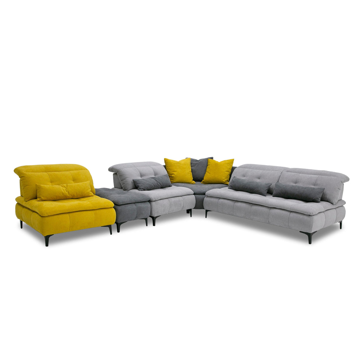 David Ferrari Mikado Italian Modern Sectional Sofa - galleria furniture outlet