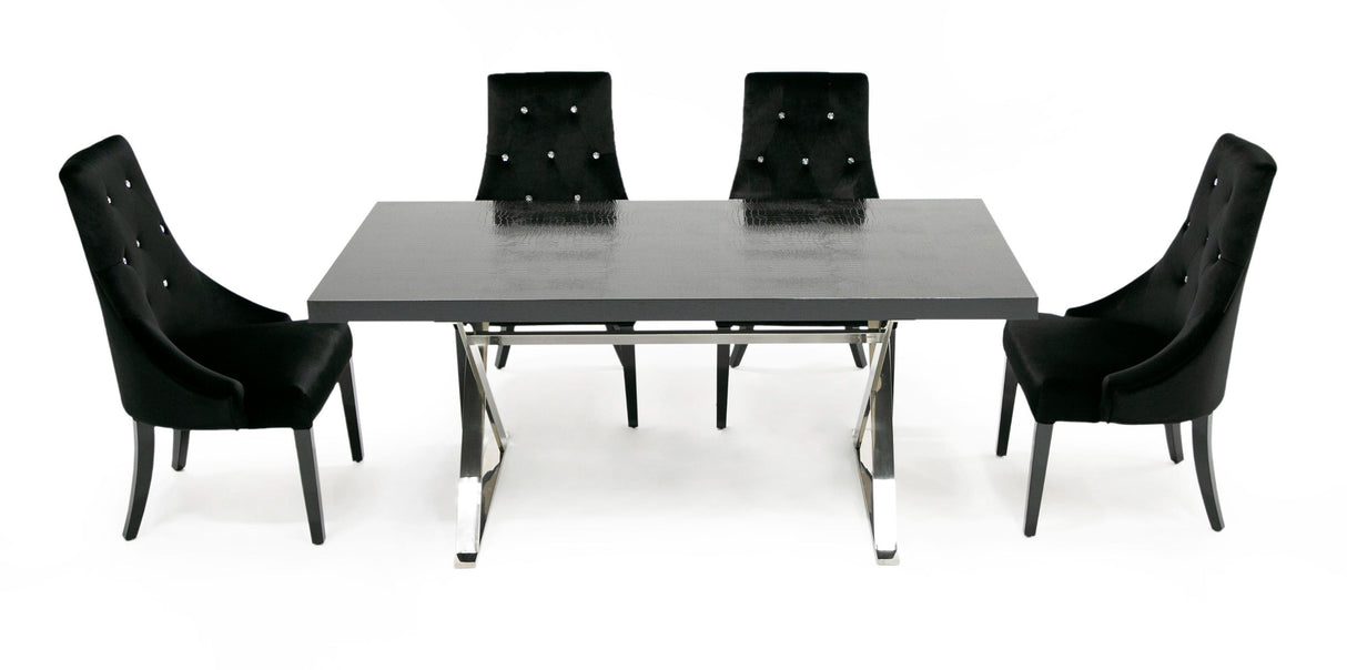 A&X Xavier Modern Dining Table - galleria furniture outlet