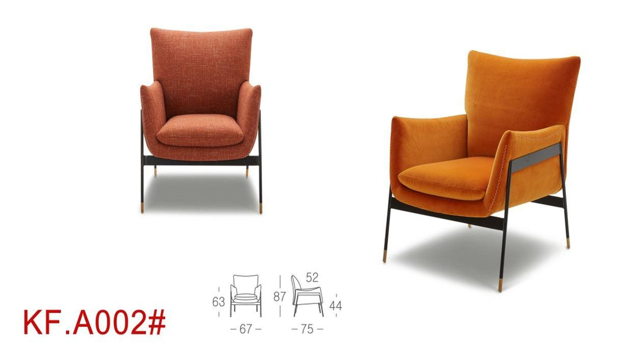 Divani Casa Joseph Modern Lounge Chair