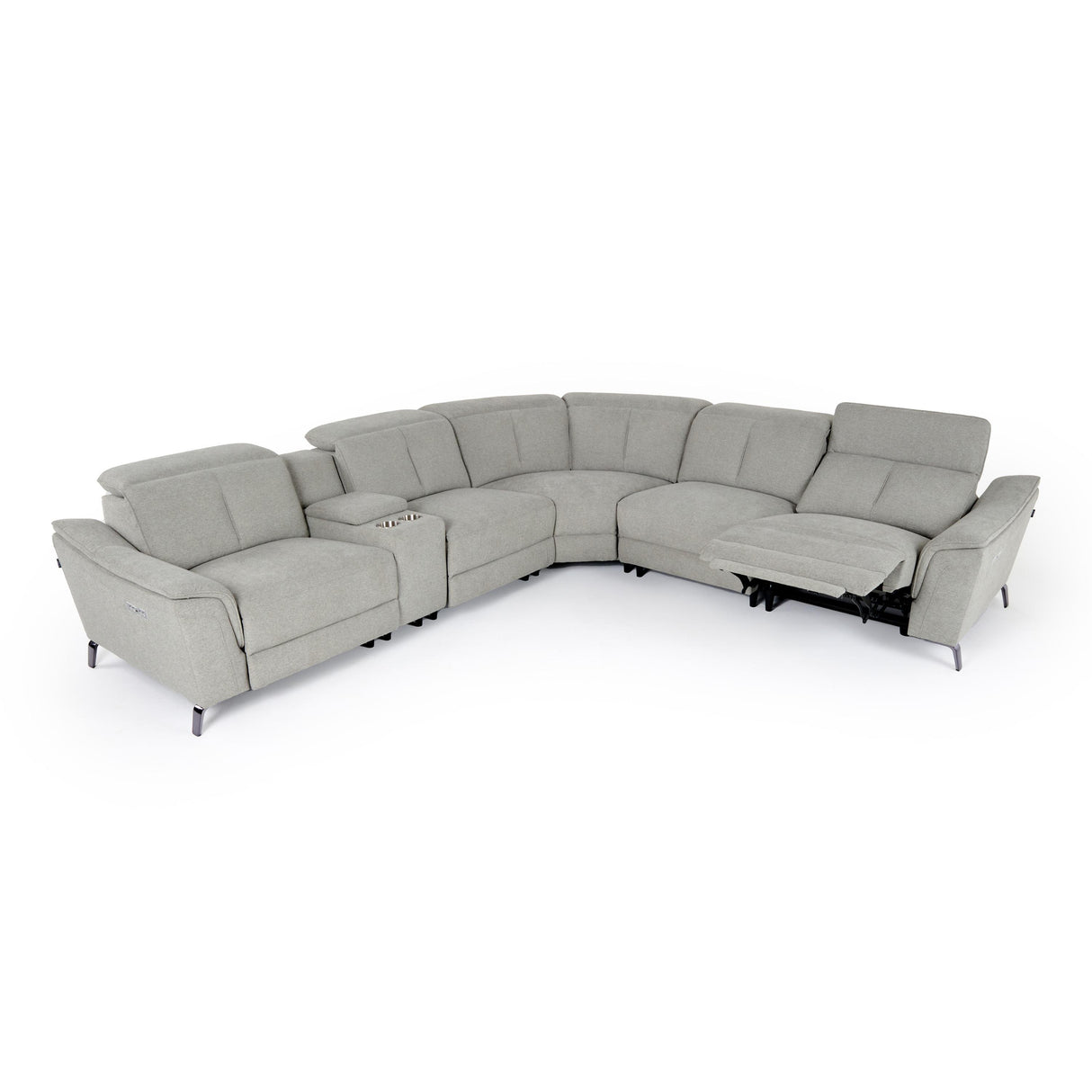 Divani Casa Lloyd Modern Sectional Sofa - galleria furniture outlet