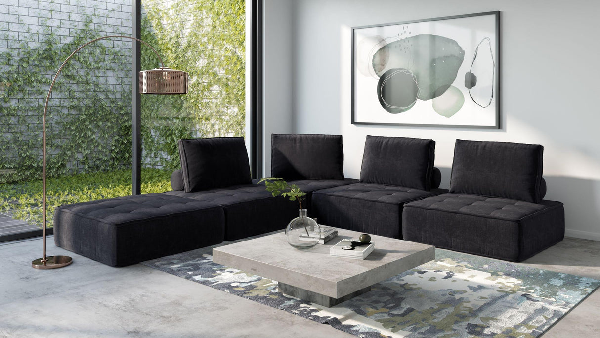 Divani Casa Nolden Modern Sectional Sofa