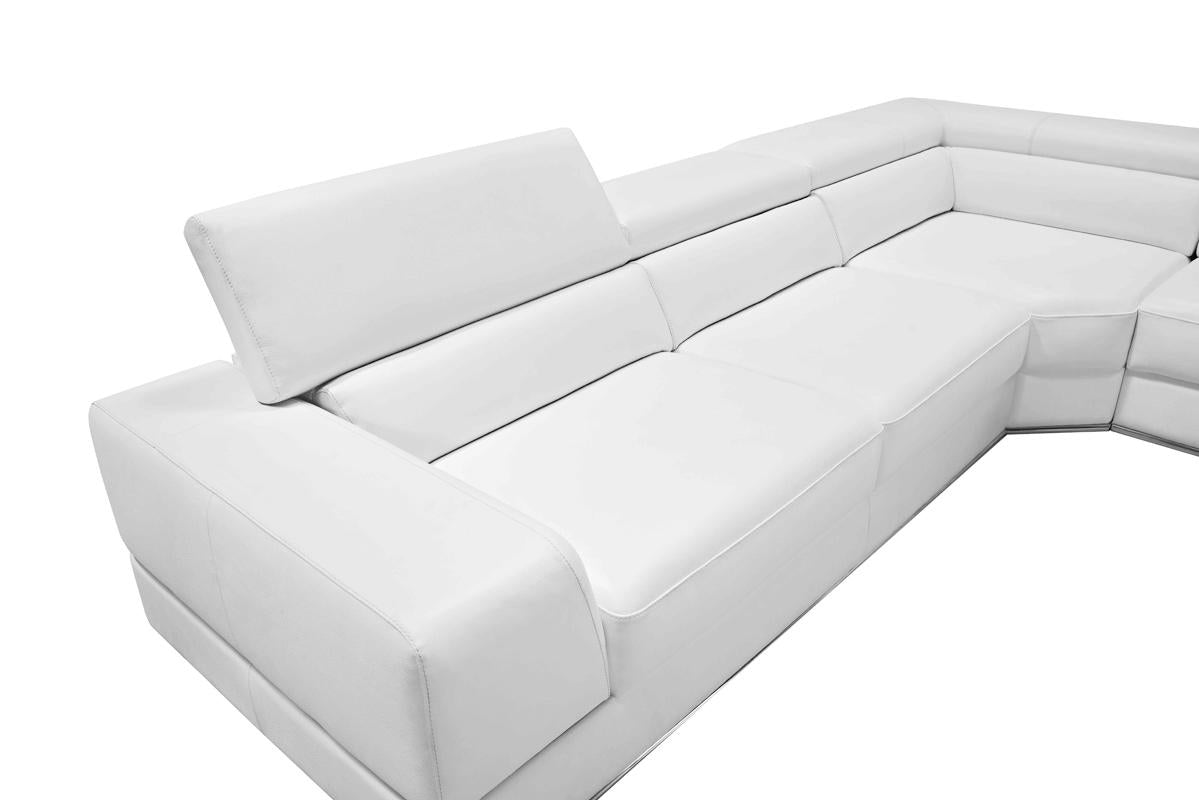 Divani Casa Pella Modern Sectional Sofa