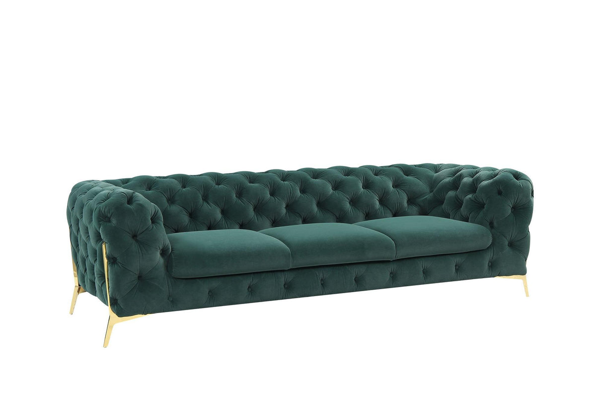 Divani Casa Quincey Transitional Sofa - galleria furniture outlet