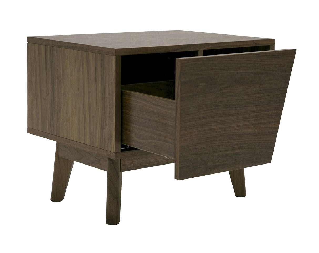 Modrest Abelard Mid-Century Nightstand - galleria furniture outlet