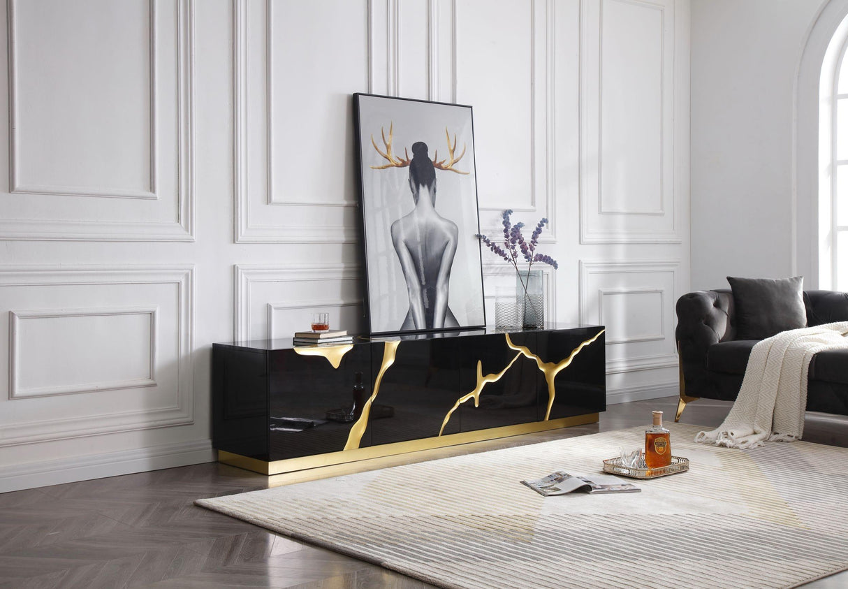 Modrest Aspen Modern Tv Stand - galleria furniture outlet