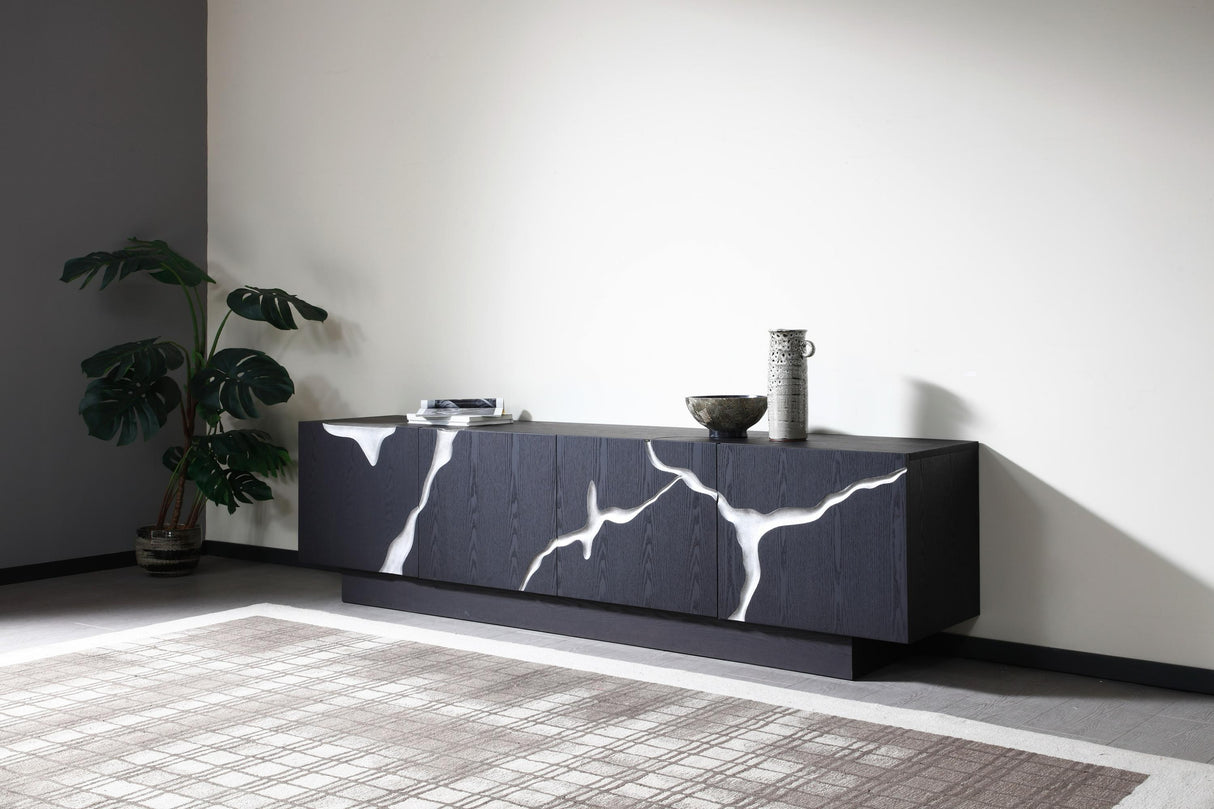 Modrest Aspen Modern Tv Stand - galleria furniture outlet