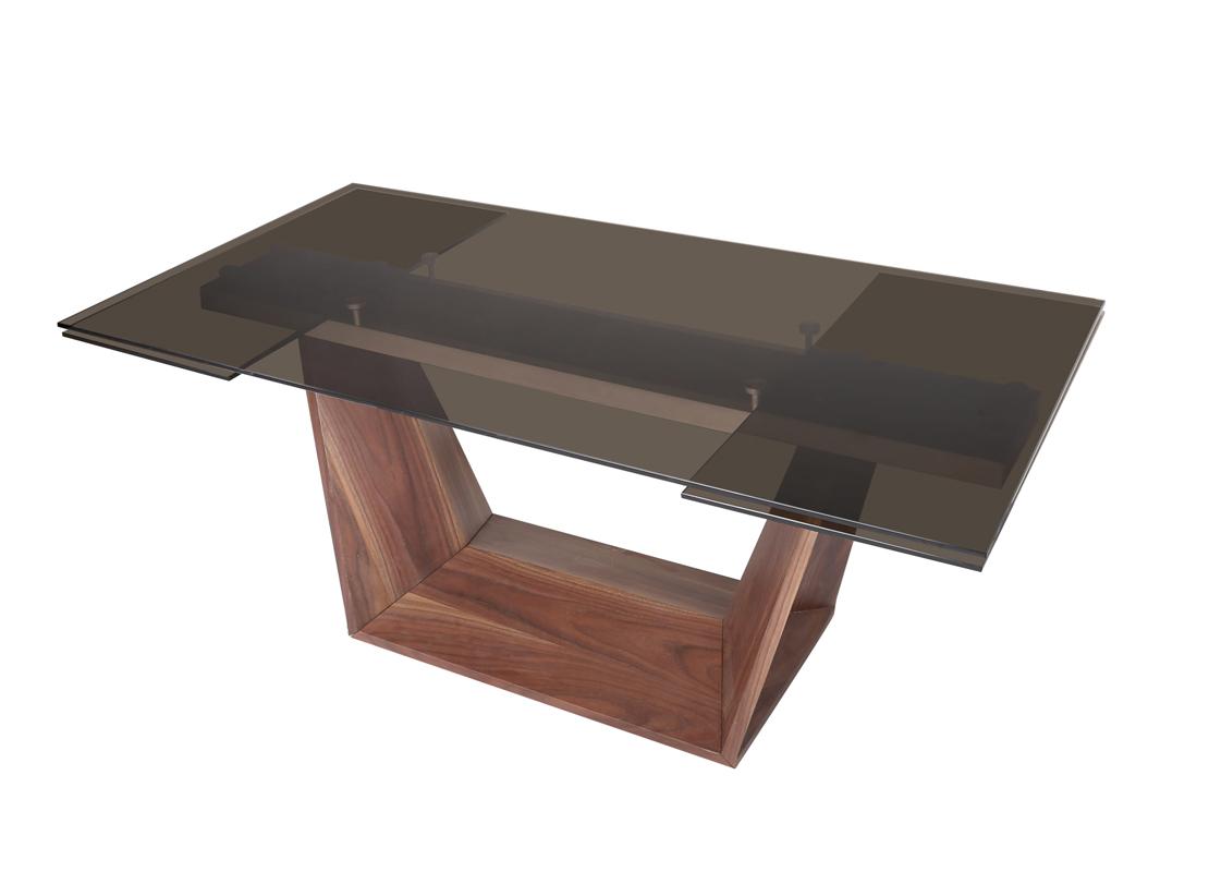 Modrest Babia Modern Dining Table - galleria furniture outlet
