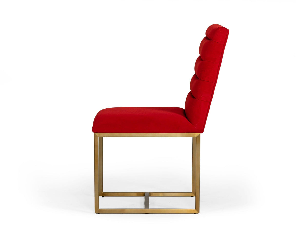 Modrest Barker Modern Dining Chair - galleria furniture outlet