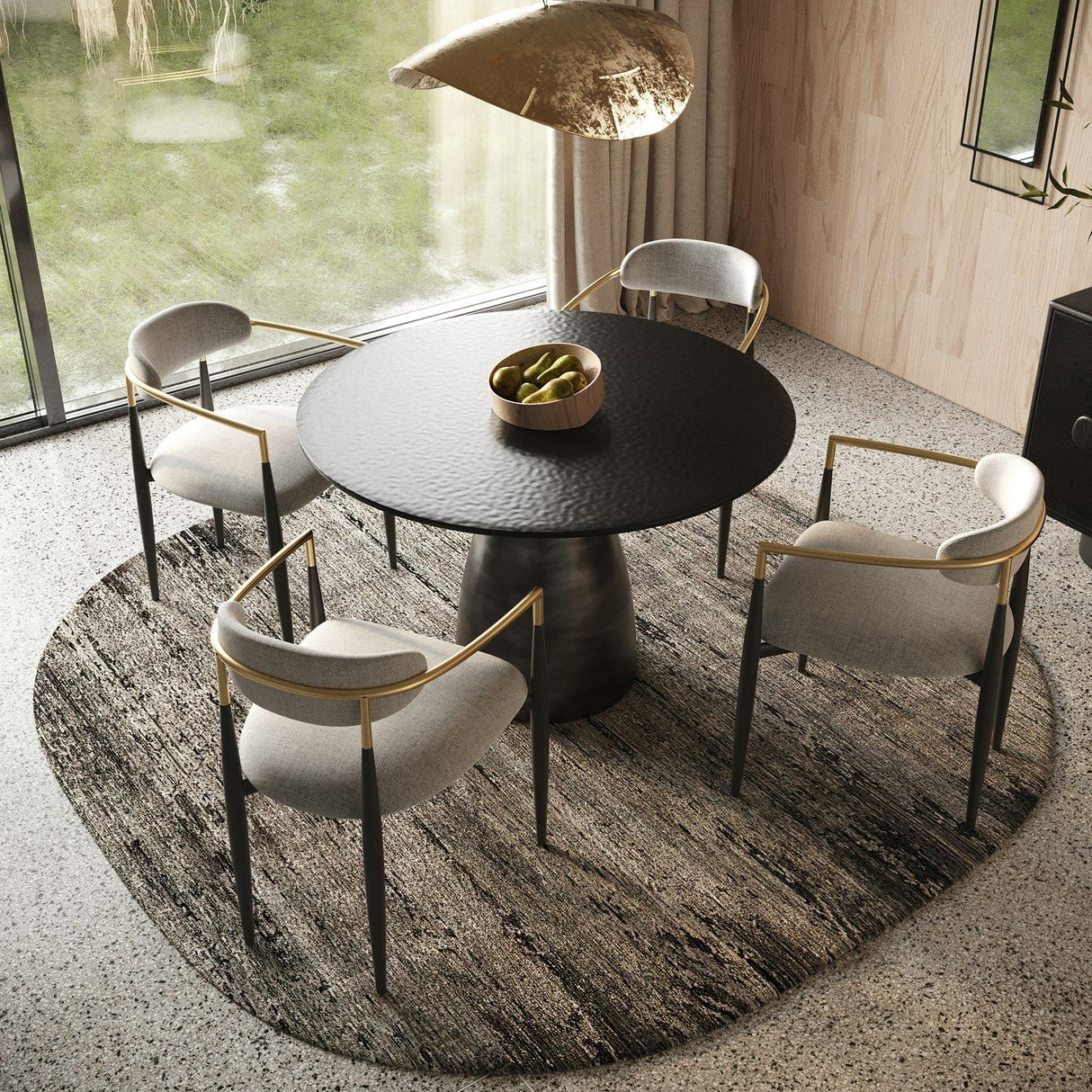 Modrest Calexico Contemporary Dining Table