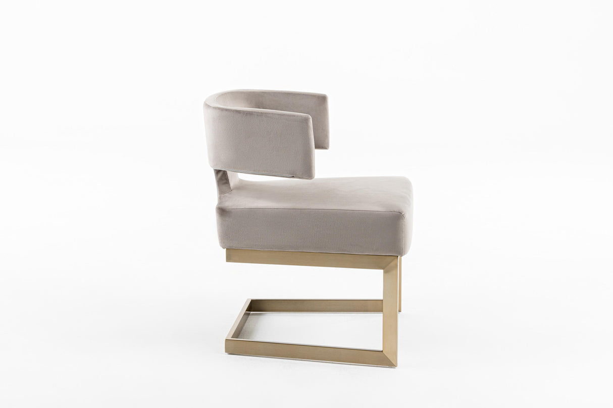 Modrest Calvo Off Modern Dining Chair - galleria furniture outlet