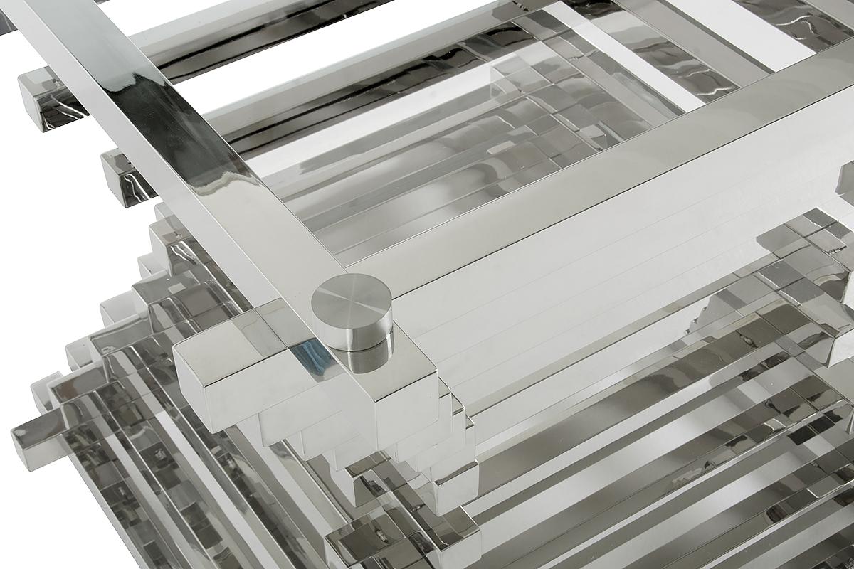 Modrest Crawford Contemporary Dining Table - galleria furniture outlet