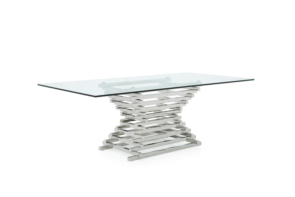 Modrest Crawford Modern Dining Table - galleria furniture outlet