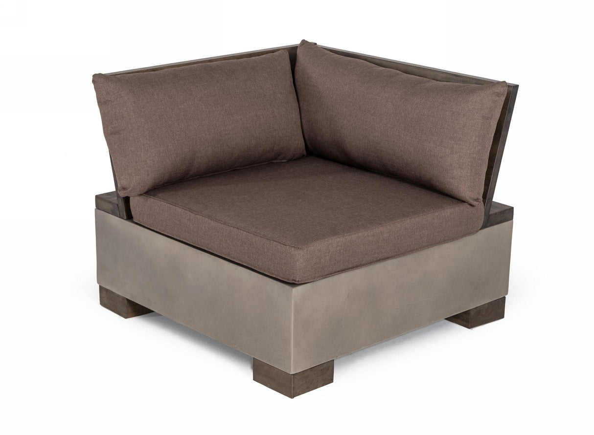 Modrest Delaware Modern Sectional Sofa - galleria furniture outlet