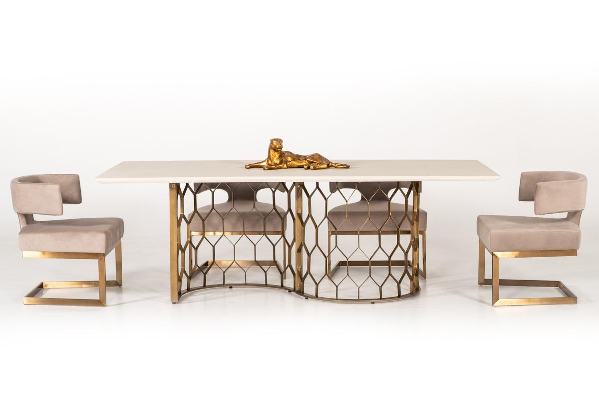 Modrest Faye Modern Dining Table