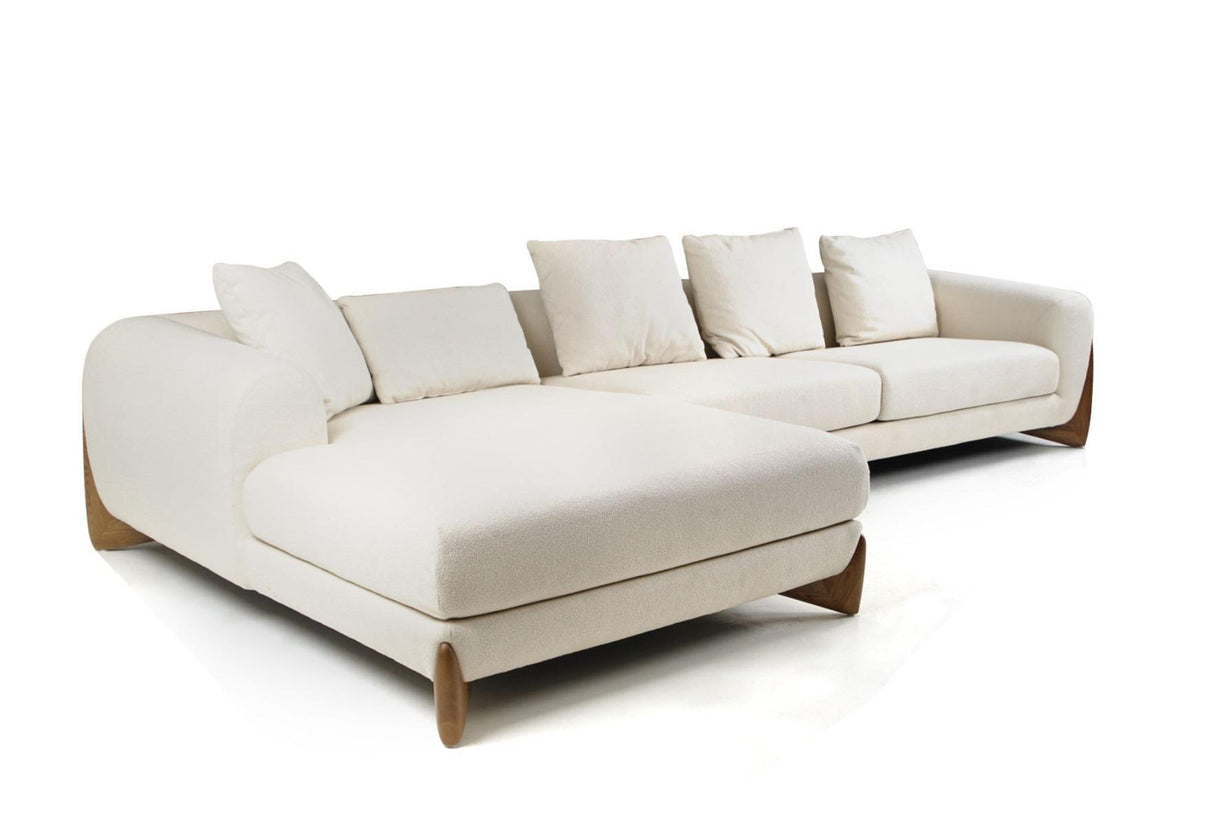 Modrest Fleury Contemporary Sectional Sofa