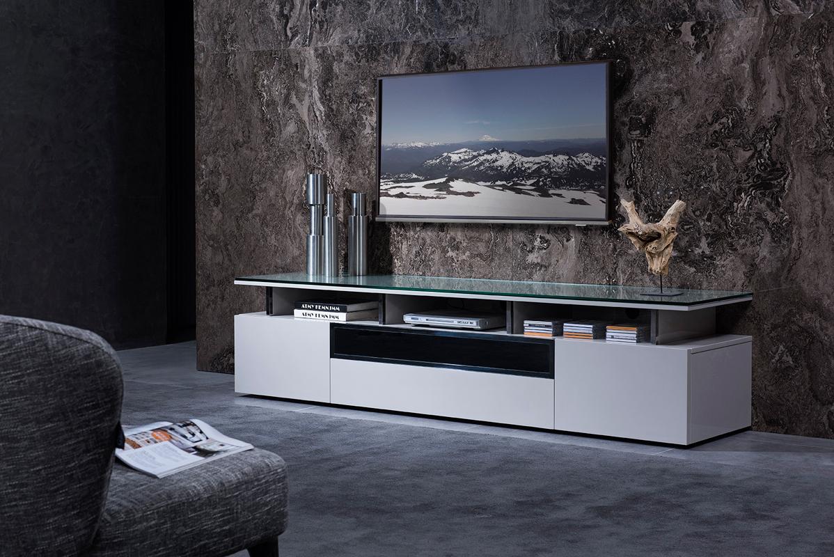 Modrest Hurst Contemporary Tv Stand - galleria furniture outlet