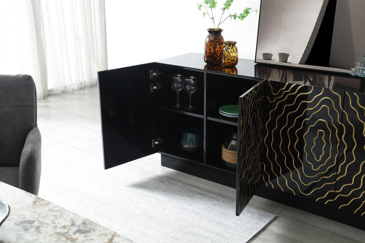 Modrest Jonah Modern Buffet - galleria furniture outlet