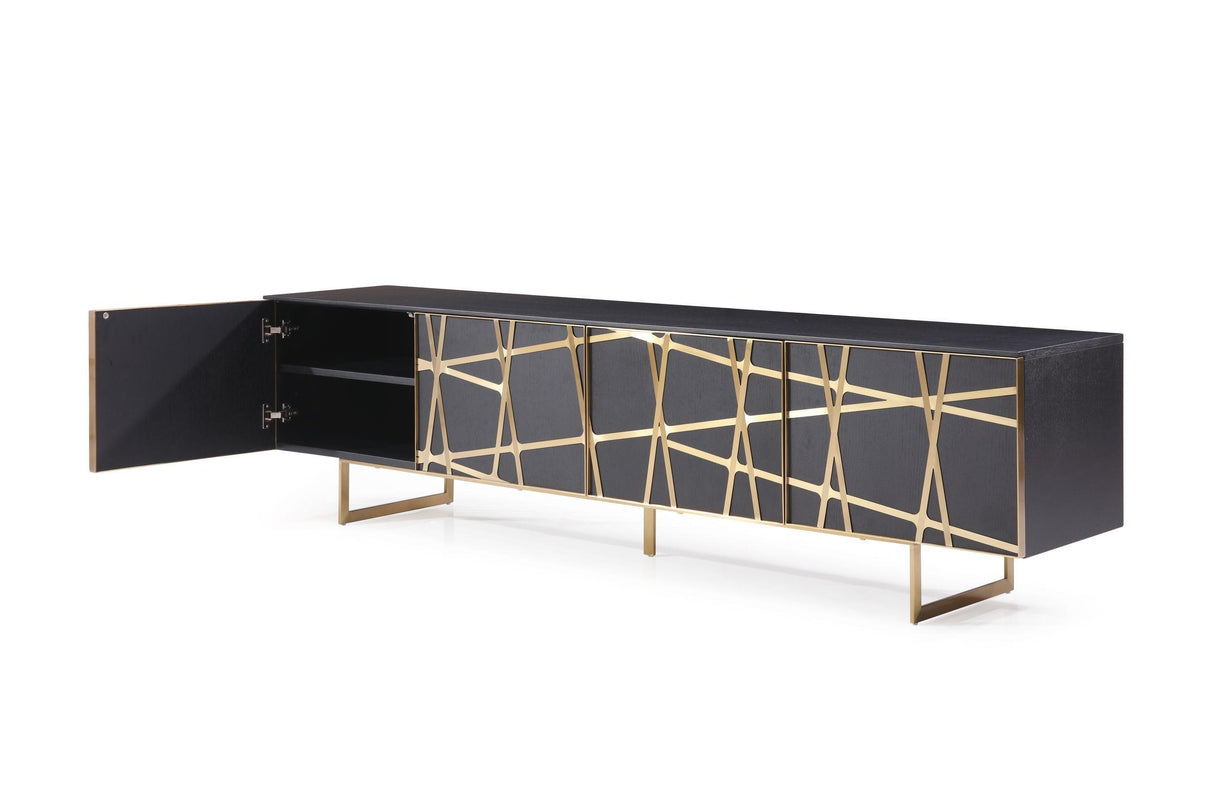 Modrest Kilson Modern Tv Stand - galleria furniture outlet