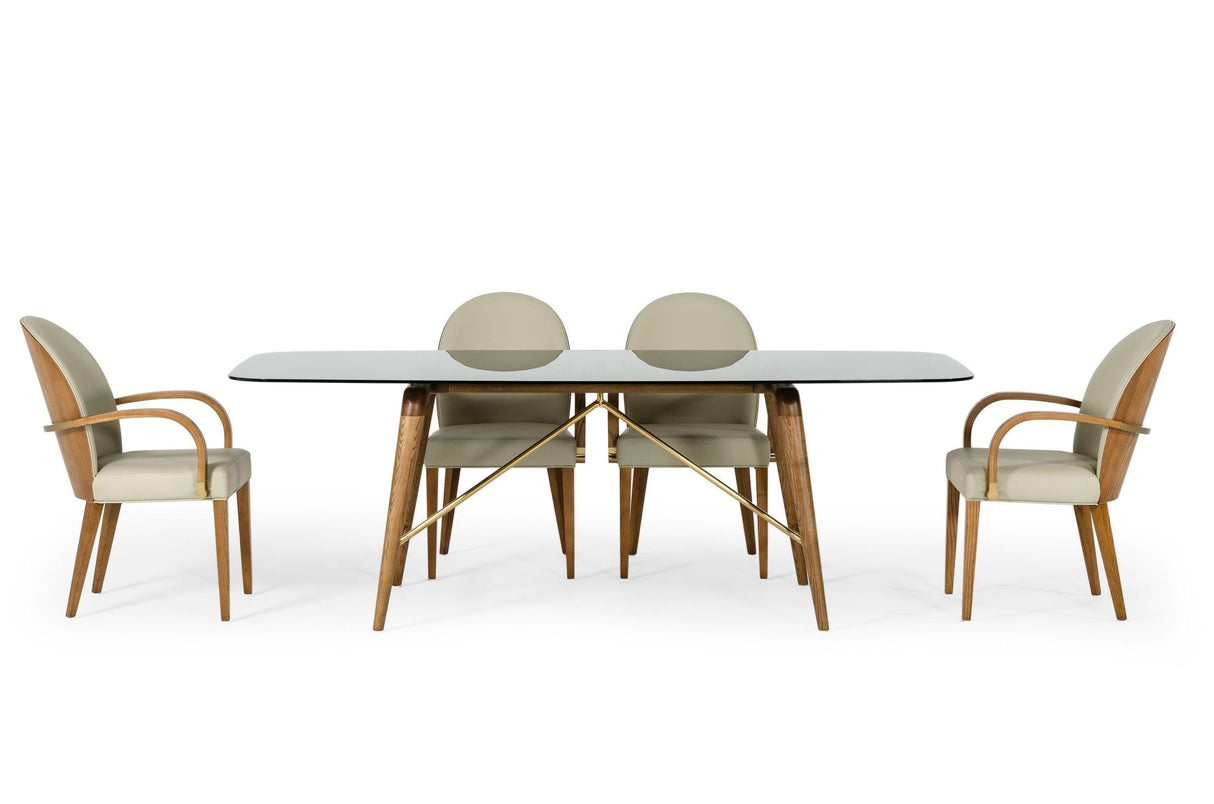 Modrest Kipling Modern Dining Table - galleria furniture outlet